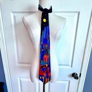 🥳 5/$25 Surrey Colorful Cityscape Men’s Necktie